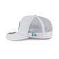 Miami Dolphins 2025 Sideline Hot Weather White 9SEVENTY Trucker Hat