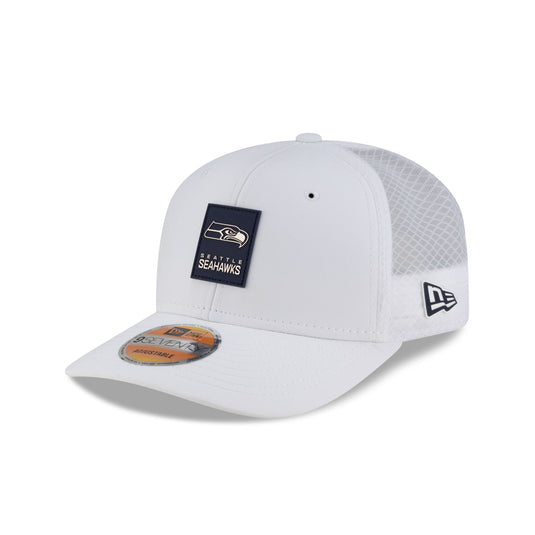 Seattle Seahawks 2025 Sideline Hot Weather White 9SEVENTY Trucker Hat - New Era Cap