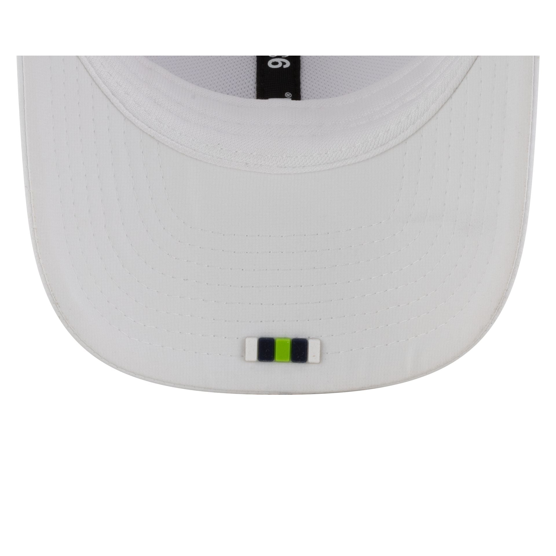 Seattle Seahawks 2025 Sideline Hot Weather White 9SEVENTY Trucker Hat