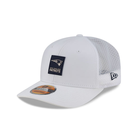 New England Patriots 2025 Sideline Hot Weather White 9SEVENTY Trucker Hat - New Era Cap
