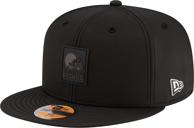 Cleveland Browns 2025 Sideline Hot Weather Black 59FIFTY Fitted Hat