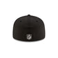 Cleveland Browns 2025 Sideline Hot Weather Black 59FIFTY Fitted Hat