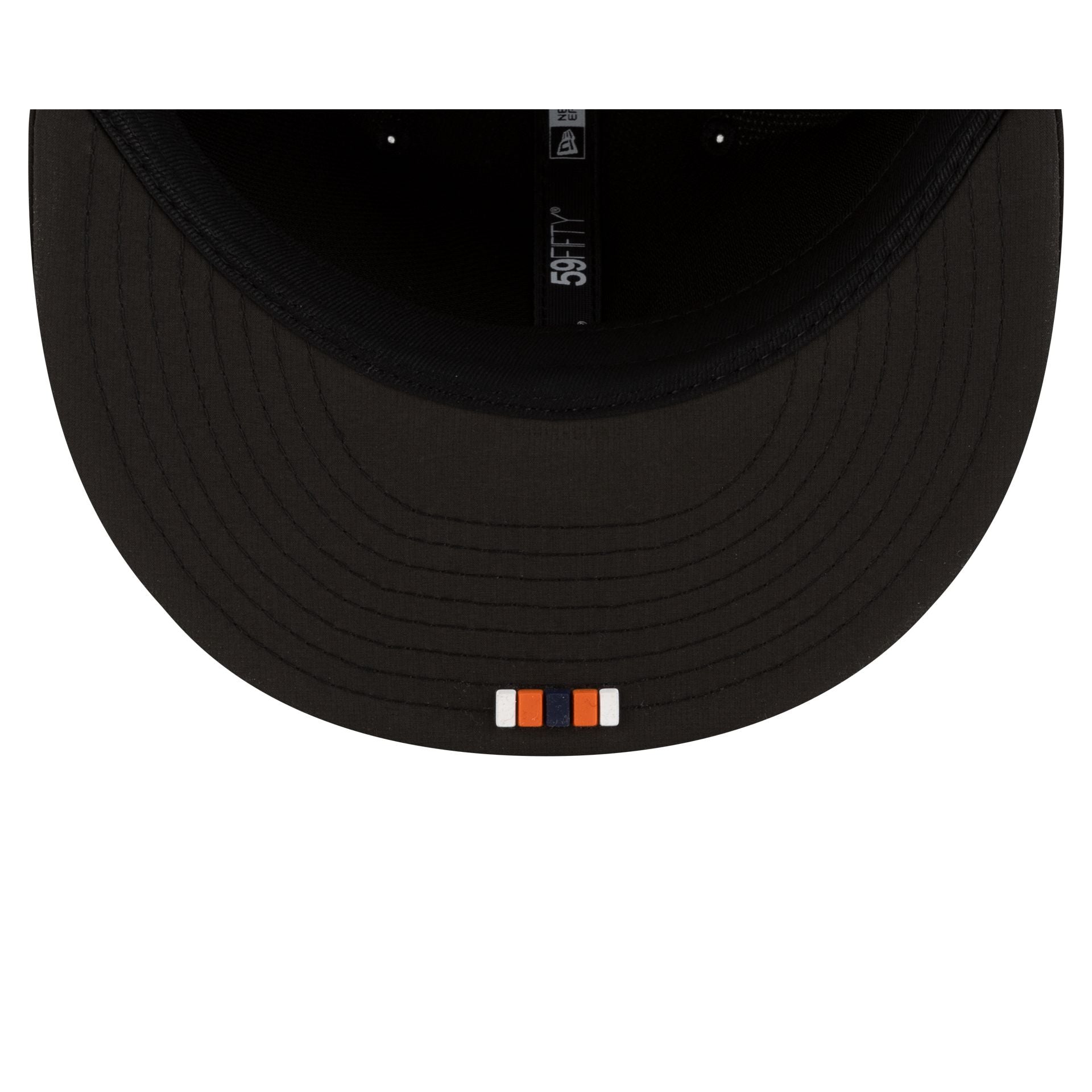 Denver Broncos 2025 Sideline Hot Weather Black 59FIFTY Fitted Hat