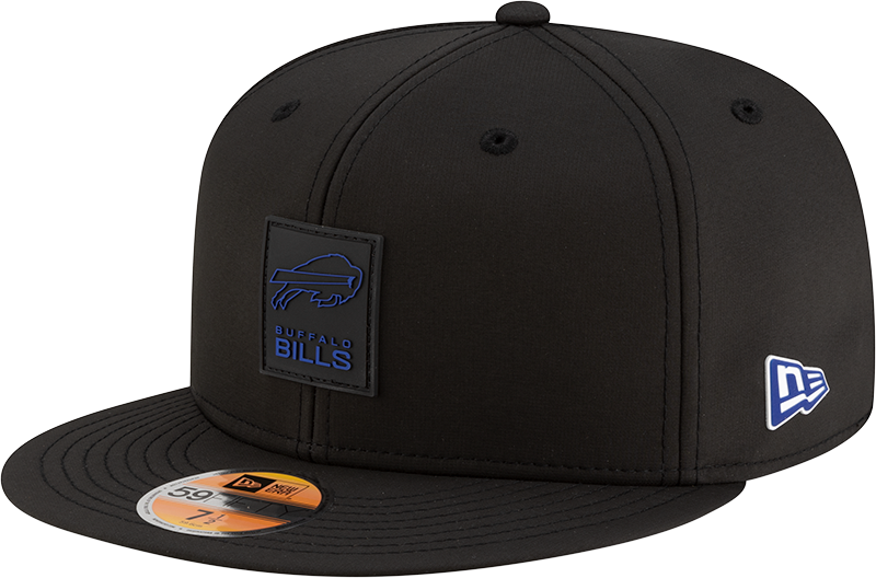 Buffalo Bills 2025 Sideline Hot Weather Black 59FIFTY Fitted Hat