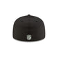Green Bay Packers 2025 Sideline Hot Weather Black 59FIFTY Fitted Hat
