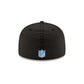 Los Angeles Chargers 2025 Sideline Hot Weather Black 59FIFTY Fitted Hat