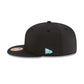 Miami Dolphins 2025 Sideline Hot Weather Black 59FIFTY Fitted Hat