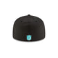 Miami Dolphins 2025 Sideline Hot Weather Black 59FIFTY Fitted Hat