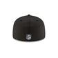 Tennessee Titans 2025 Sideline Hot Weather Black 59FIFTY Fitted Hat