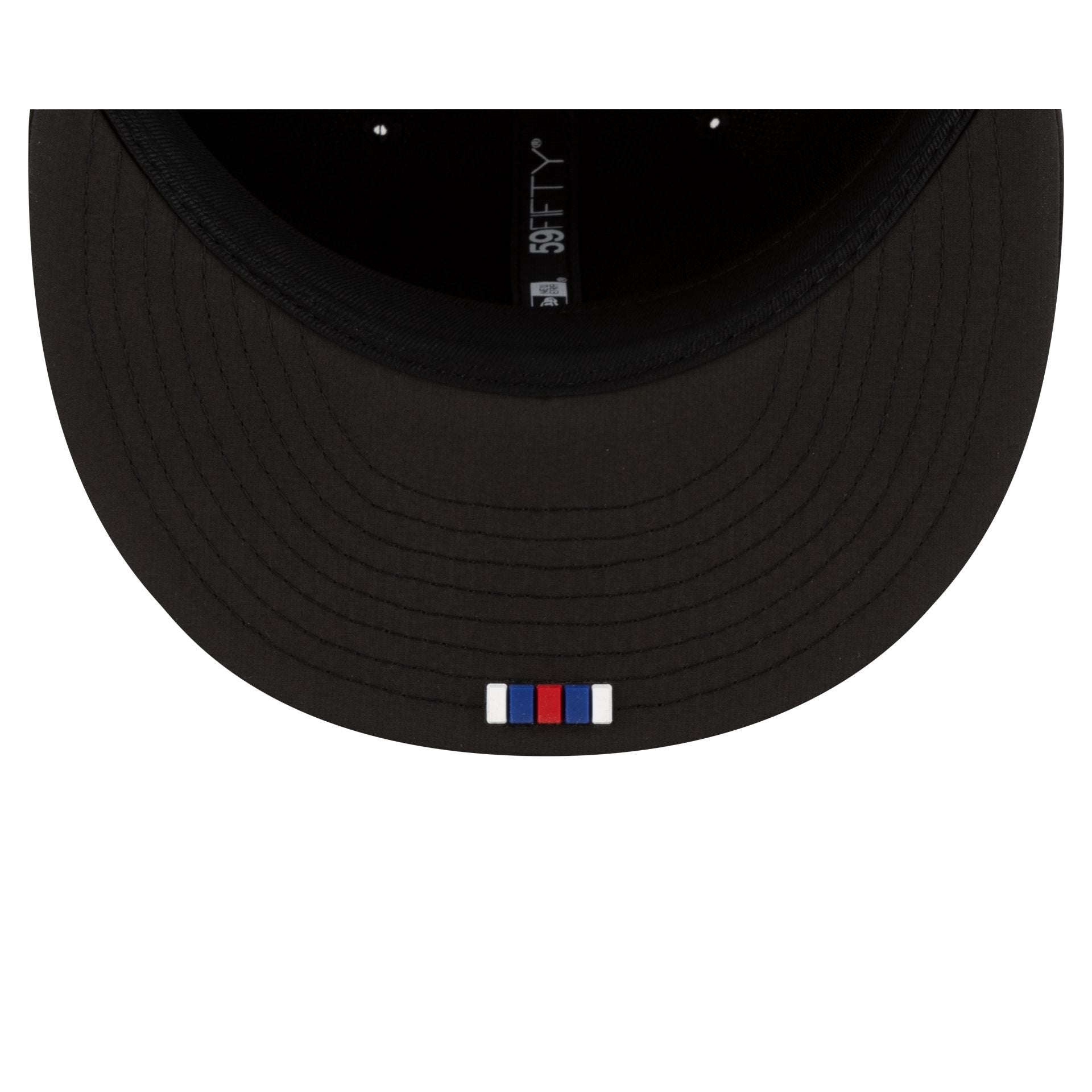 New York Giants 2025 Sideline Hot Weather Black 59FIFTY Fitted Hat