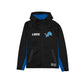Detroit Lions Combine Black Full-Zip Hoodie