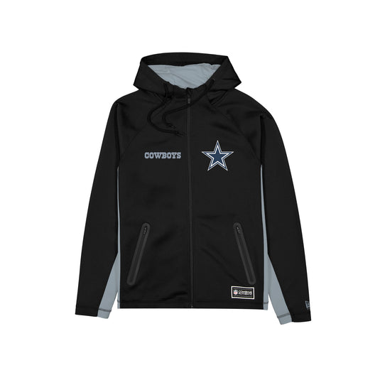 Dallas Cowboys Combine Black Full-Zip Hoodie - New Era Cap