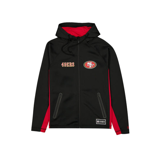 San Francisco 49ers Combine Black Full-Zip Hoodie - New Era Cap