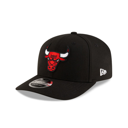 Chicago Bulls Team Black 9SEVENTY Stretch-Snap Hat - New Era Cap