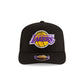 Los Angeles Lakers Team Black 9SEVENTY Stretch-Snap Hat