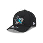 San Jose Sharks Team 9FORTY M-Crown Snapback Hat