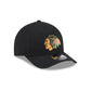 Chicago Blackhawks Team Black 9FORTY M-Crown Snapback Hat