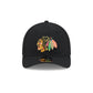 Chicago Blackhawks Team Black 9FORTY M-Crown Snapback Hat