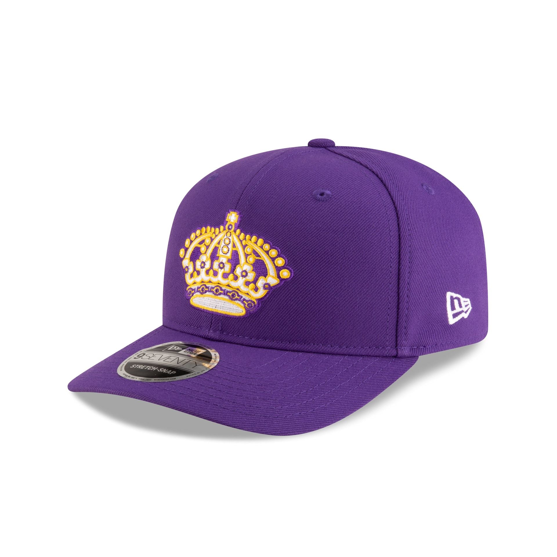 Los Angeles Kings Team Purple 9SEVENTY Stretch-Snap Hat