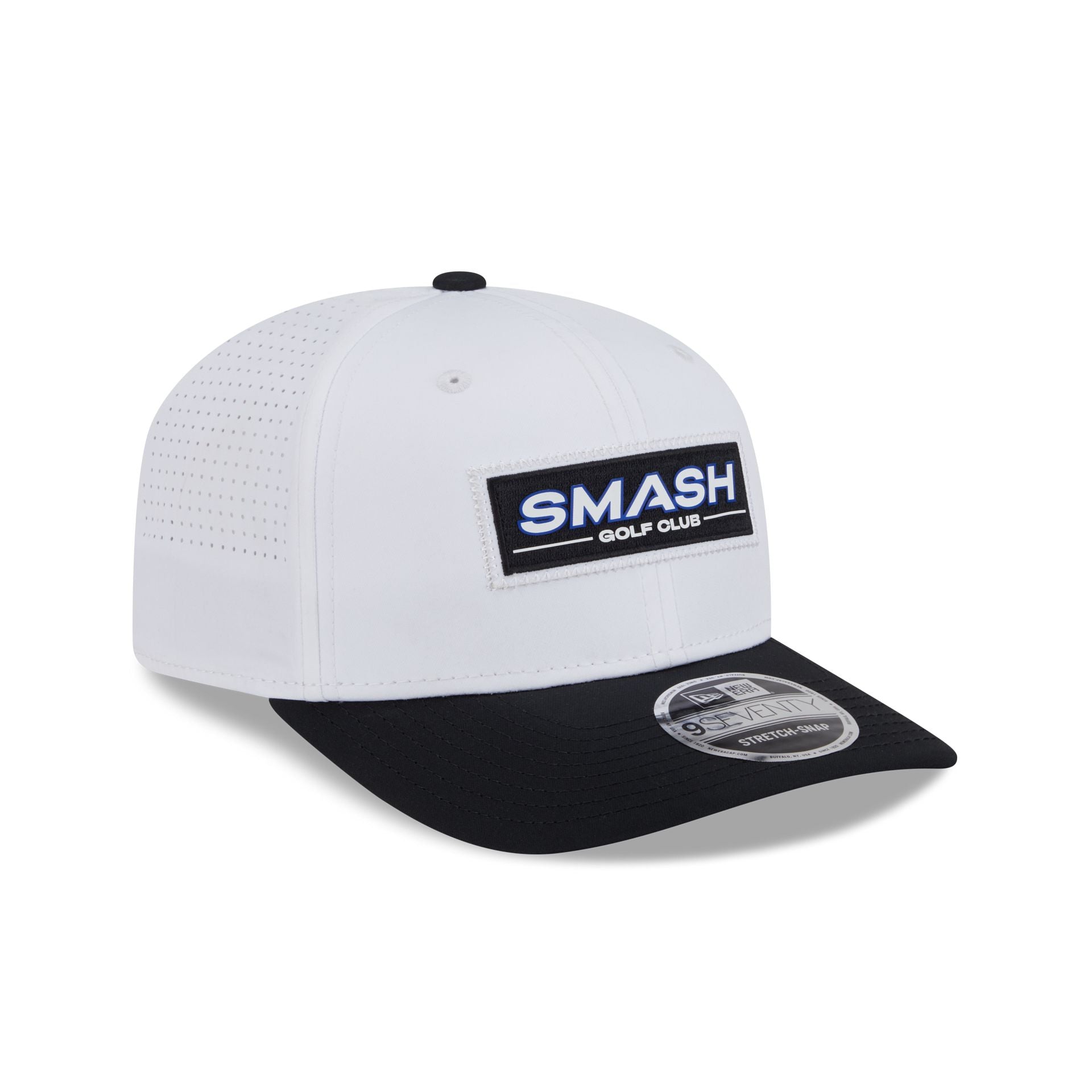 Smash GC White 9SEVENTY Stretch-Snap Hat