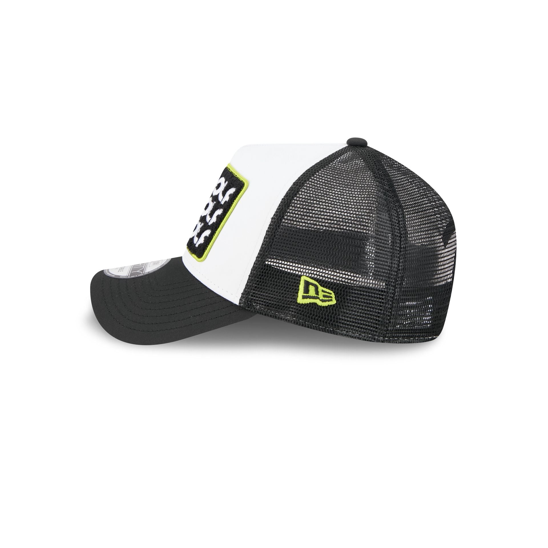LIV Golf White 9FORTY A-Frame Trucker Hat