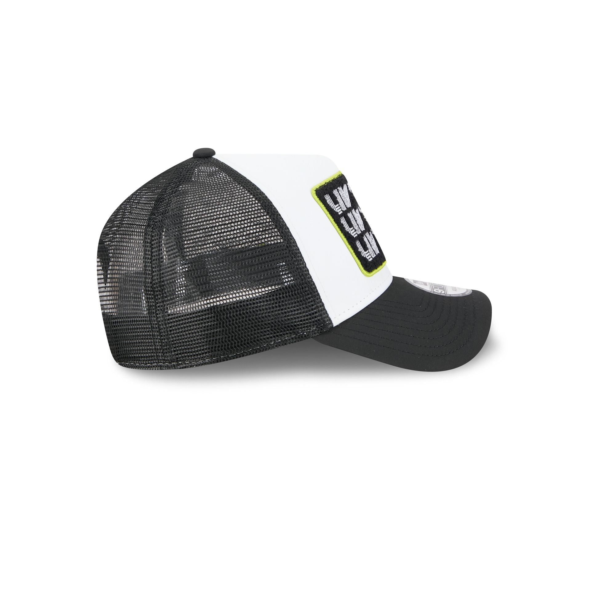 LIV Golf White 9FORTY A-Frame Trucker Hat