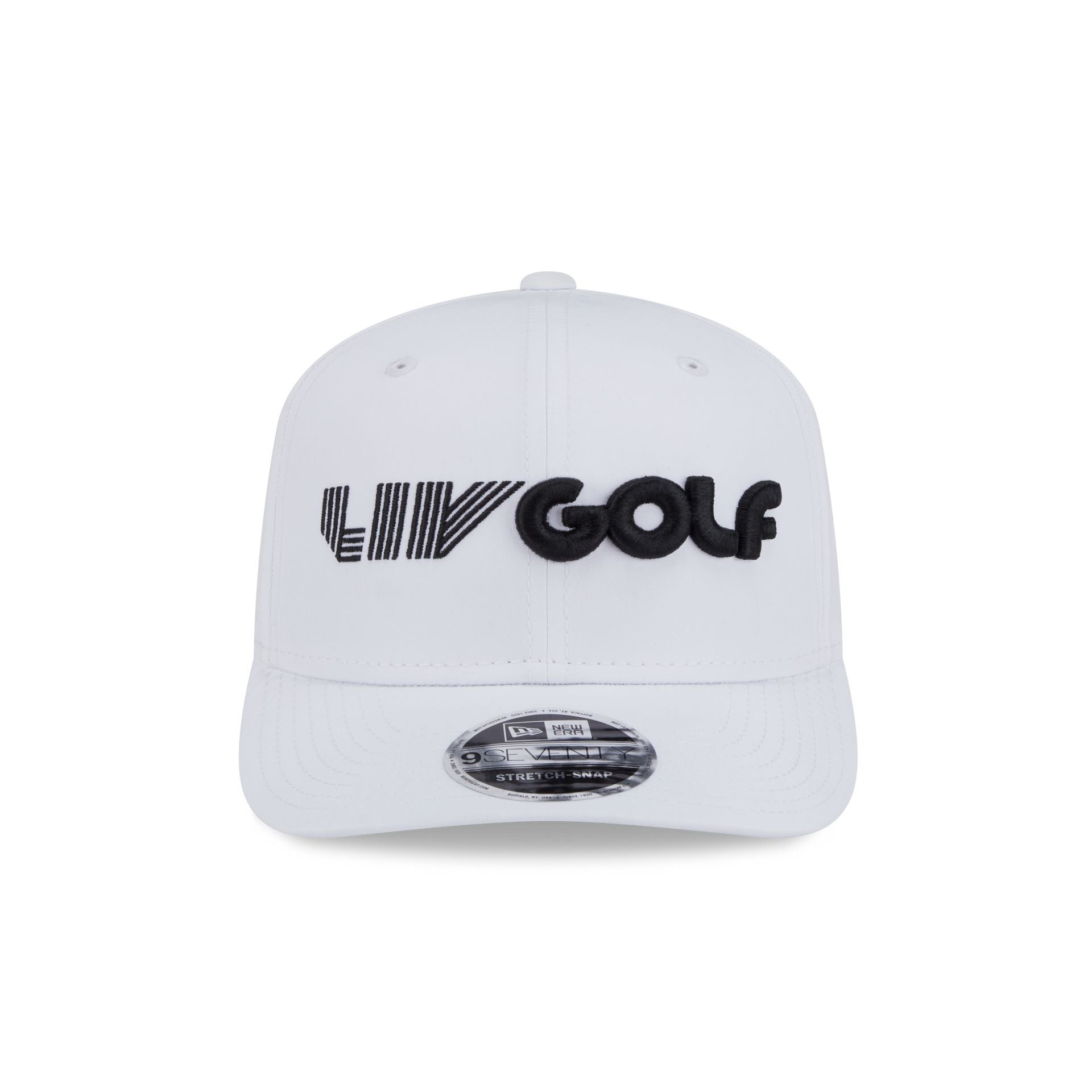 LIV Golf White 9SEVENTY Stretch-Snap Hat – New Era Cap