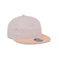 New Era Cap Peach Pinstripe Retro Crown 9FIFTY Snapback Hat