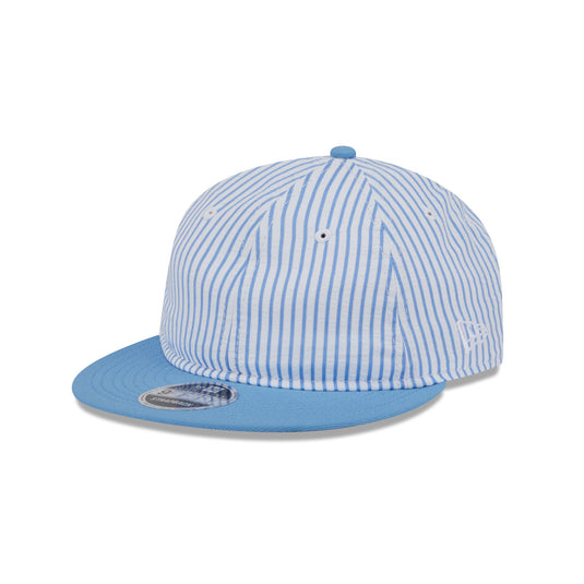 New Era Cap Sky Blue Pinstripe Retro Crown 9FIFTY Snapback Hat - New Era Cap