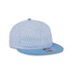 New Era Cap Sky Blue Pinstripe Retro Crown 9FIFTY Snapback Hat