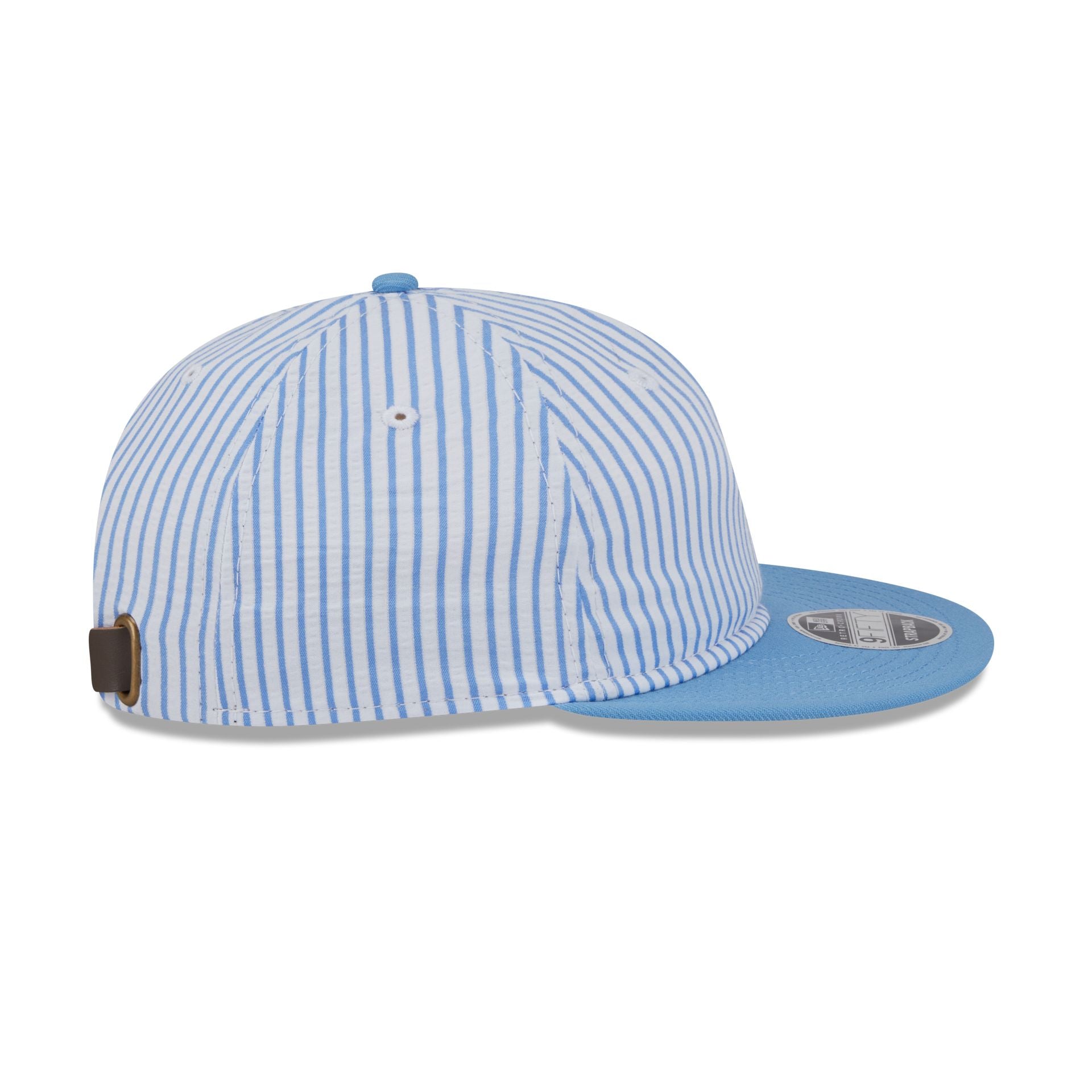 New Era Cap Sky Blue Pinstripe Retro Crown 9FIFTY Snapback Hat