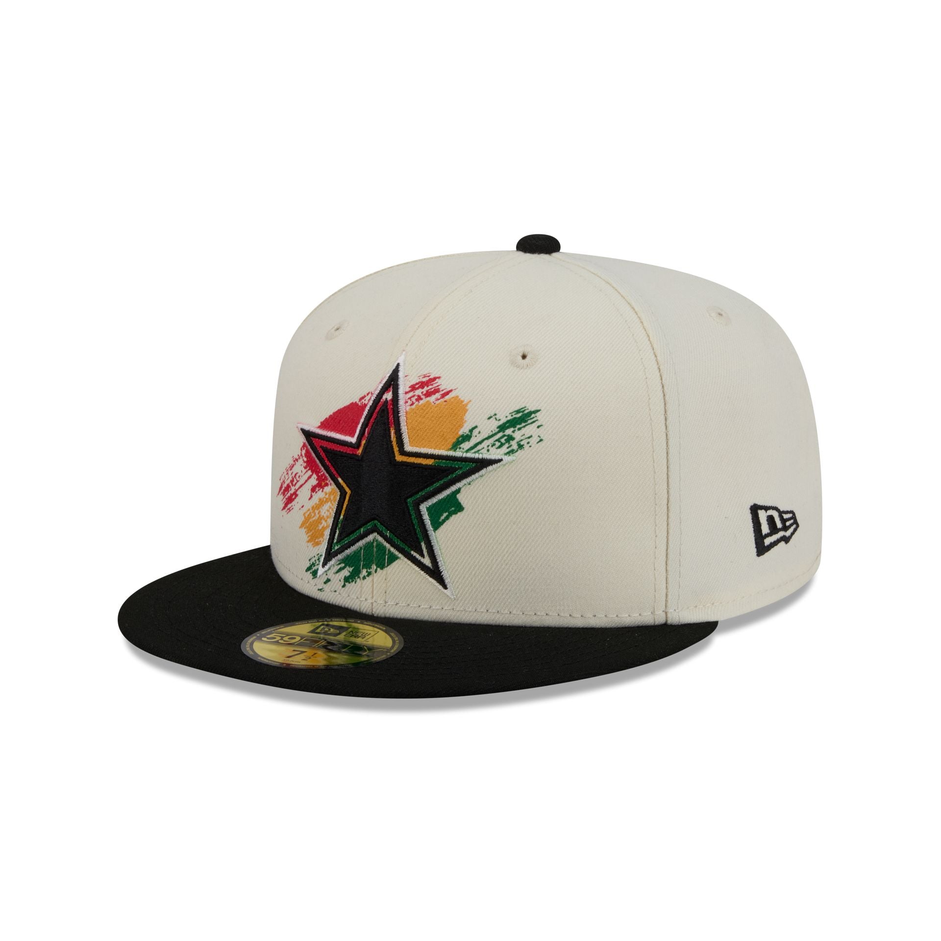 Los Angeles Lakers Rainbow Wordmark 9FORTY A-Frame Trucker Hat