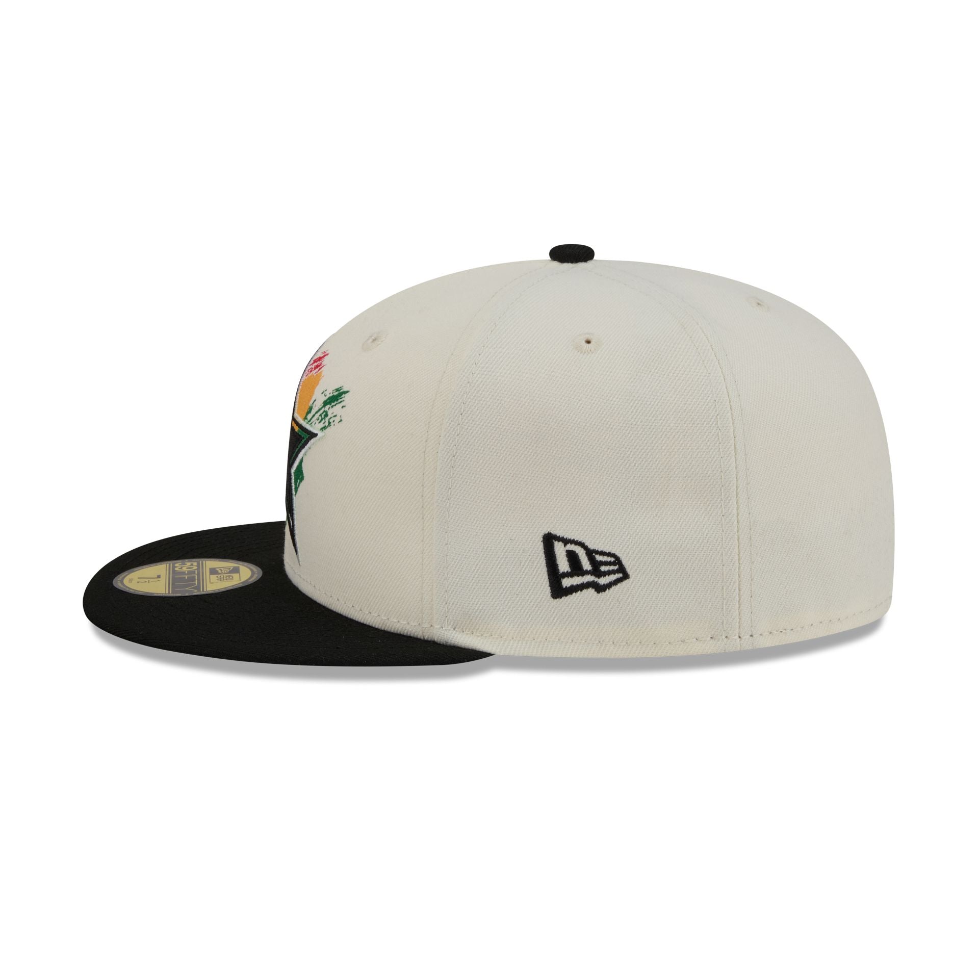 Los Angeles Lakers Rainbow Wordmark 9FORTY A-Frame Trucker Hat
