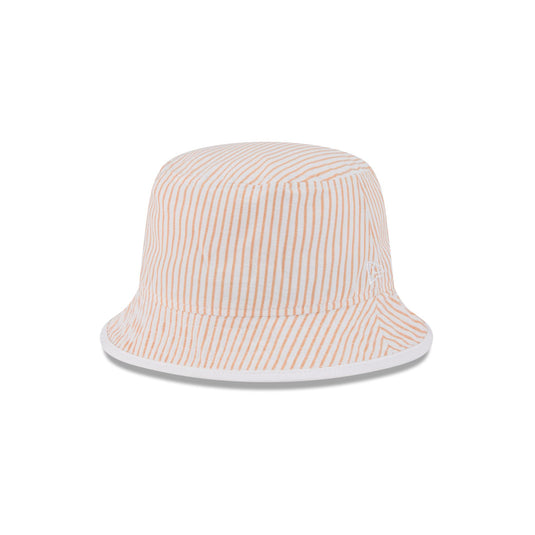New Era Cap Orange Pinstripe Bucket Hat - New Era Cap