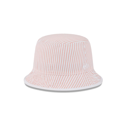 New Era Cap Peach Pinstripe Bucket Hat - New Era Cap