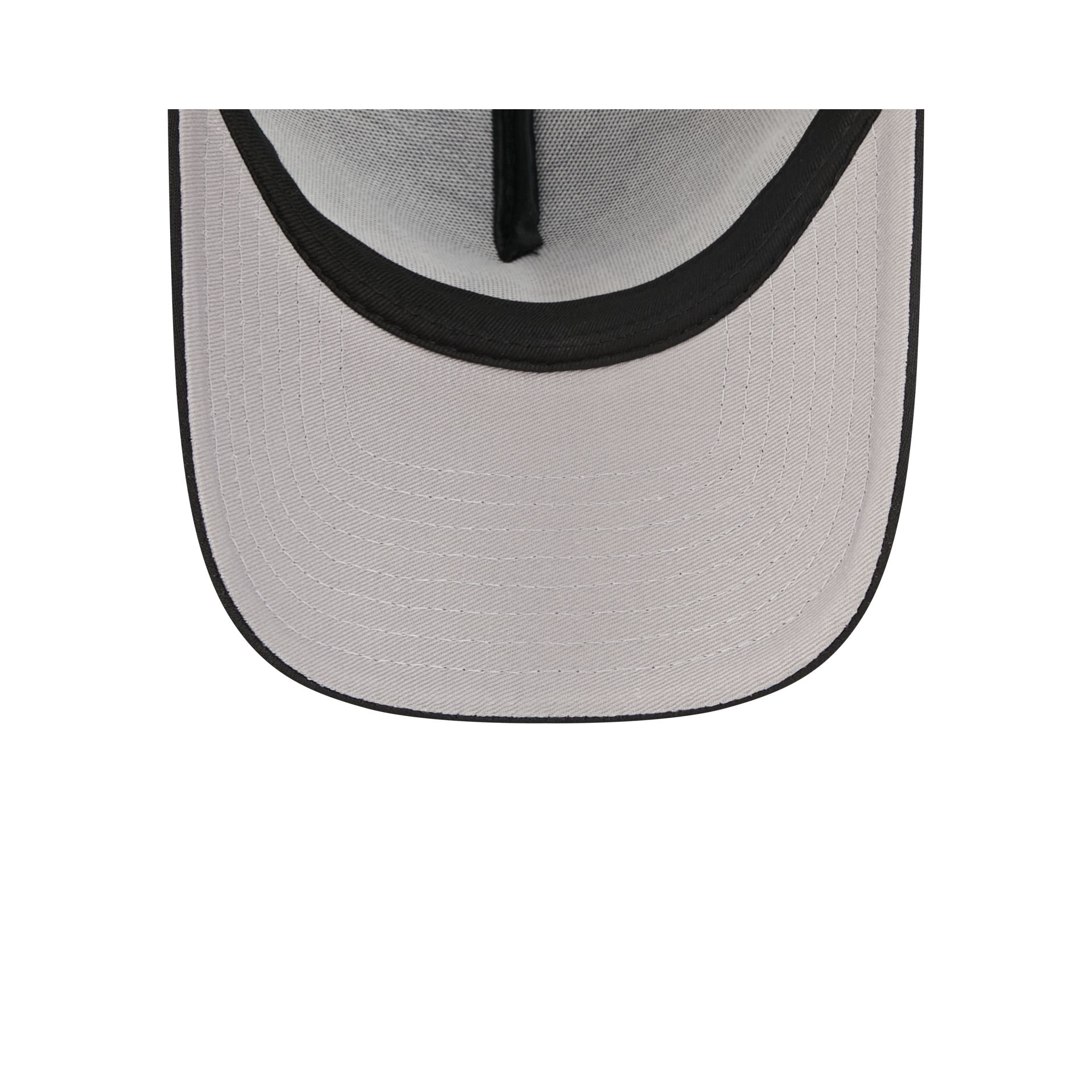 New York Knicks Rainbow Wordmark 9FORTY A-Frame Trucker Hat