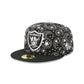 Las Vegas Raiders Star Studded 59FIFTY Fitted Hat