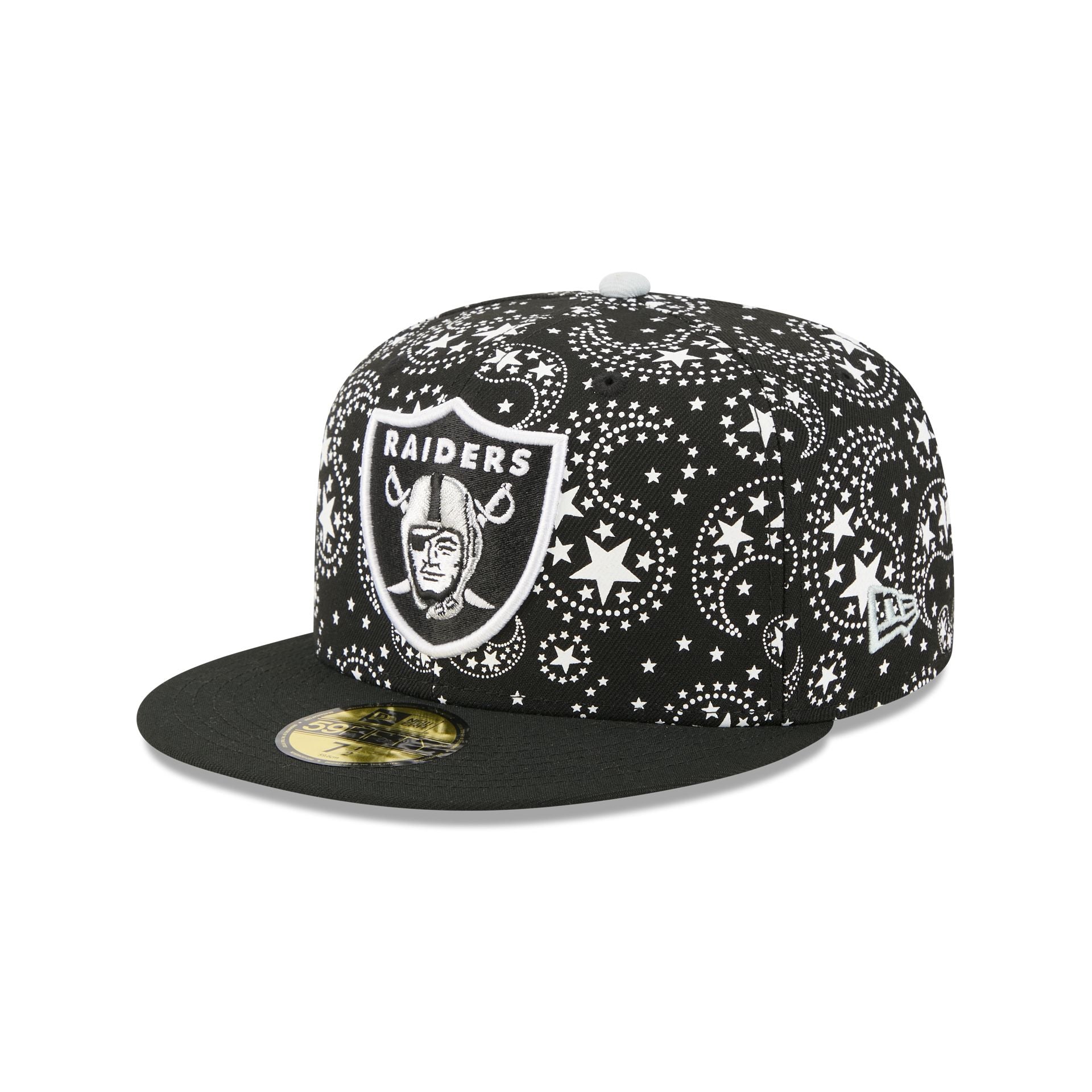 Las Vegas Raiders Star Studded 59FIFTY Fitted Hat