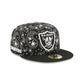 Las Vegas Raiders Star Studded 59FIFTY Fitted Hat