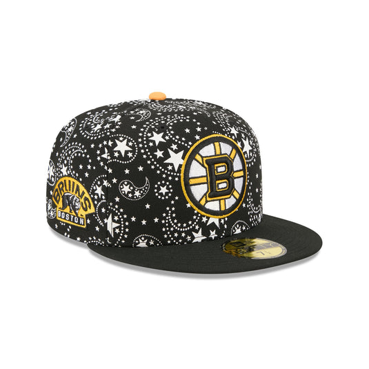 Boston Bruins Star Studded 59FIFTY Fitted Hat - New Era Cap