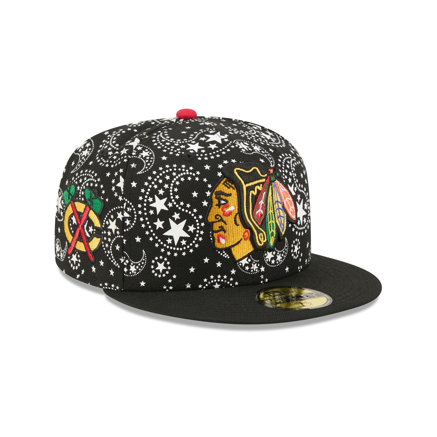 Chicago Blackhawks Star Studded 59FIFTY Fitted Hat