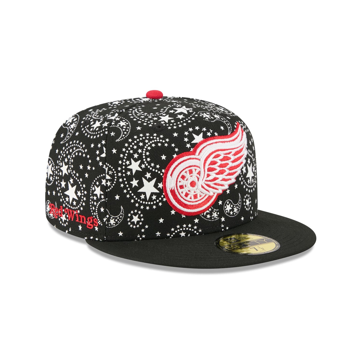 Detroit Red Wings Star Studded 59FIFTY Fitted Hat