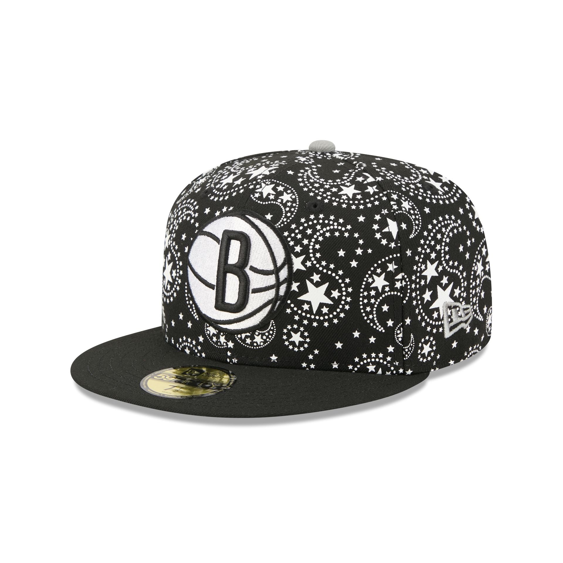 Brooklyn Nets Star Studded 59FIFTY Fitted Hat