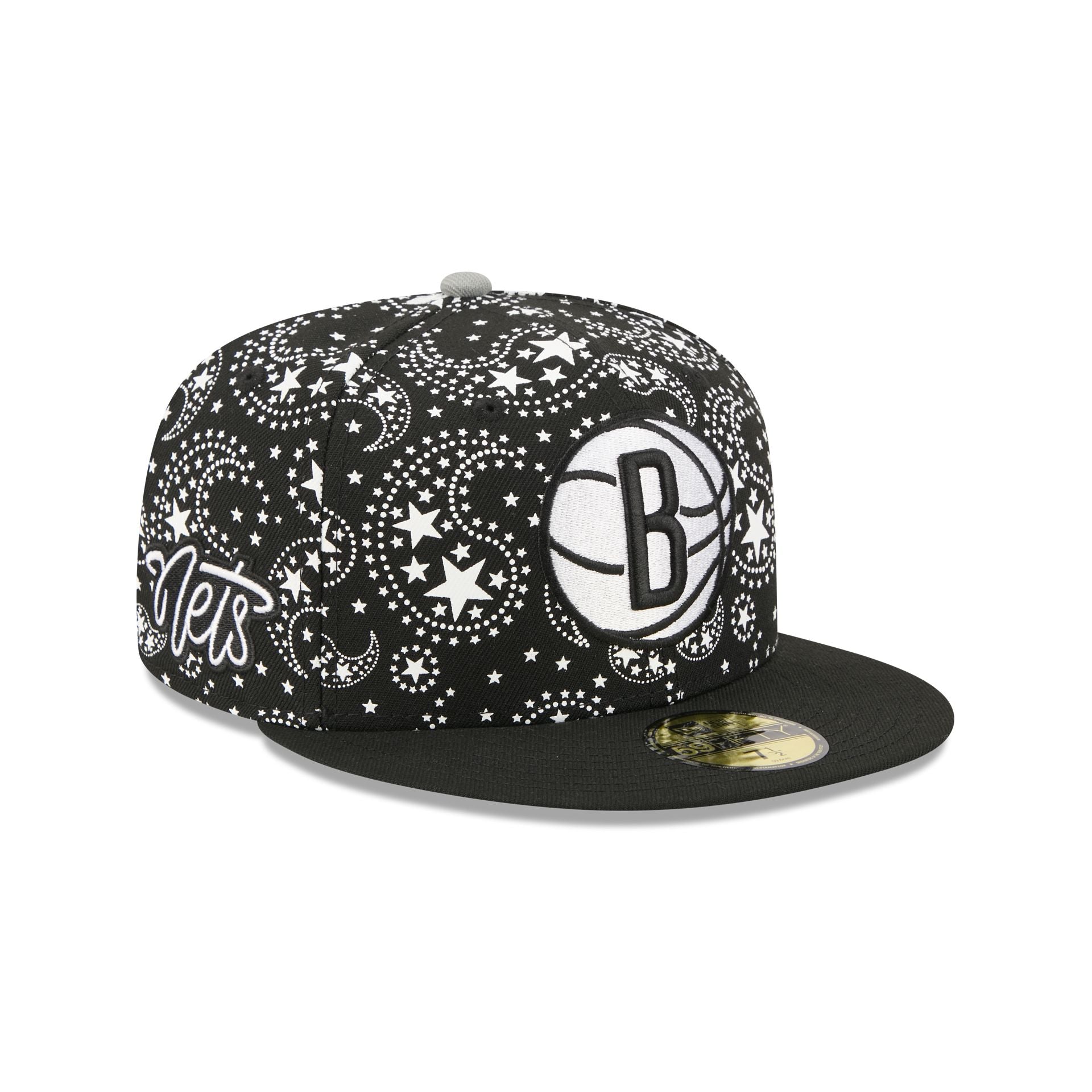 Brooklyn Nets Star Studded 59FIFTY Fitted Hat – New Era Cap