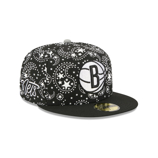 Brooklyn Nets Star Studded 59FIFTY Fitted Hat - New Era Cap