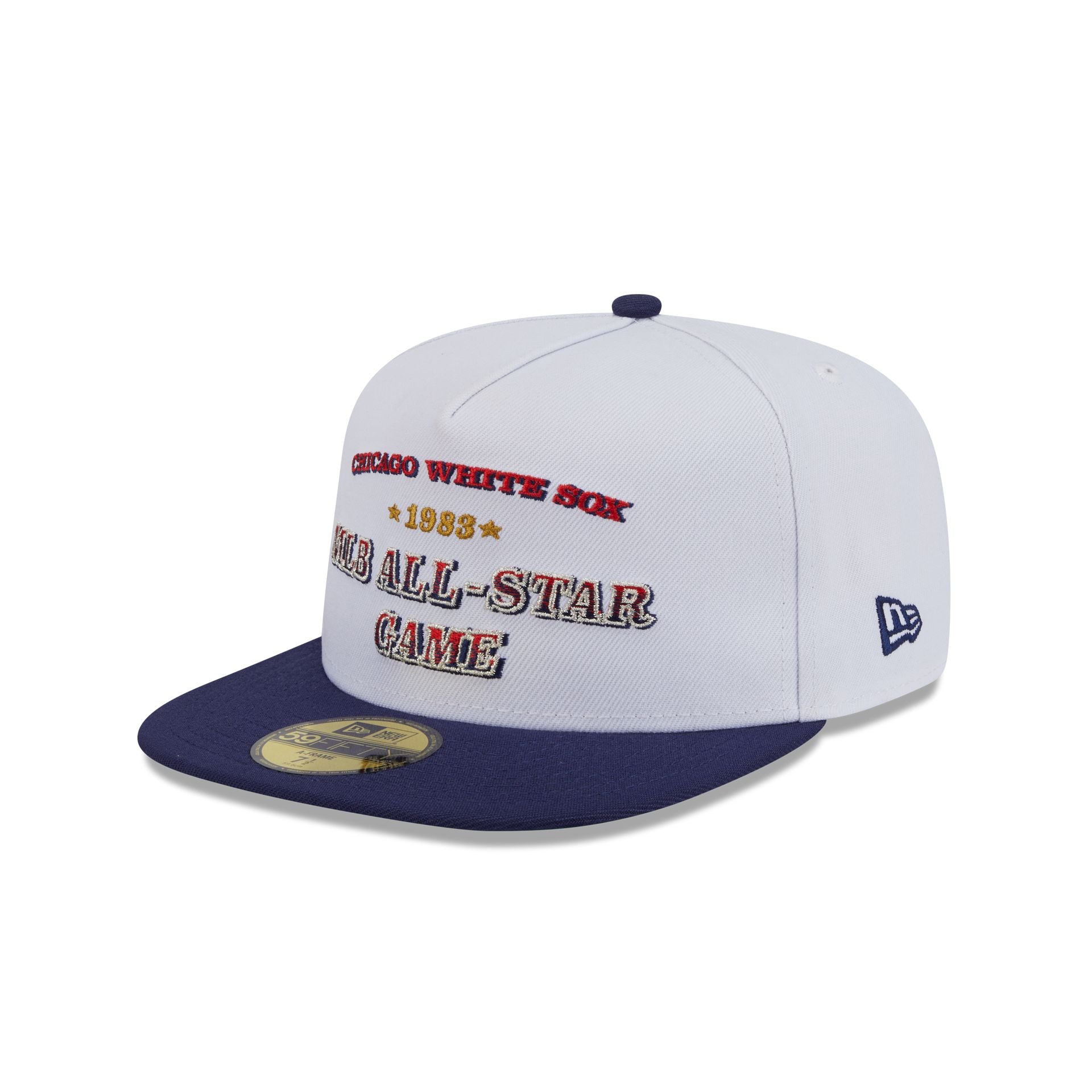 Chicago White Sox Summer Derby White 59FIFTY A-Frame Fitted