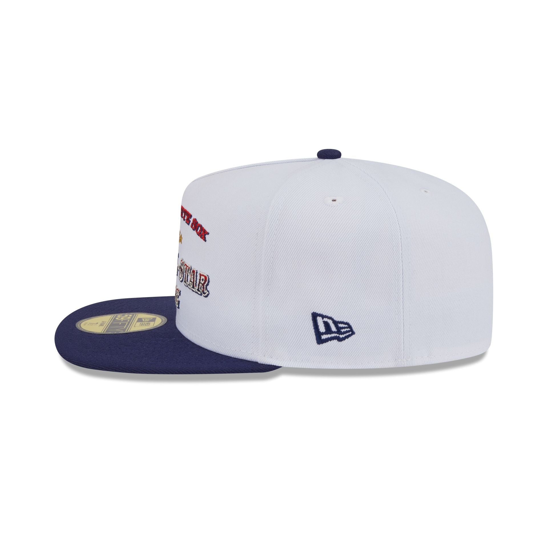 Chicago White Sox Summer Derby White 59FIFTY A-Frame Fitted