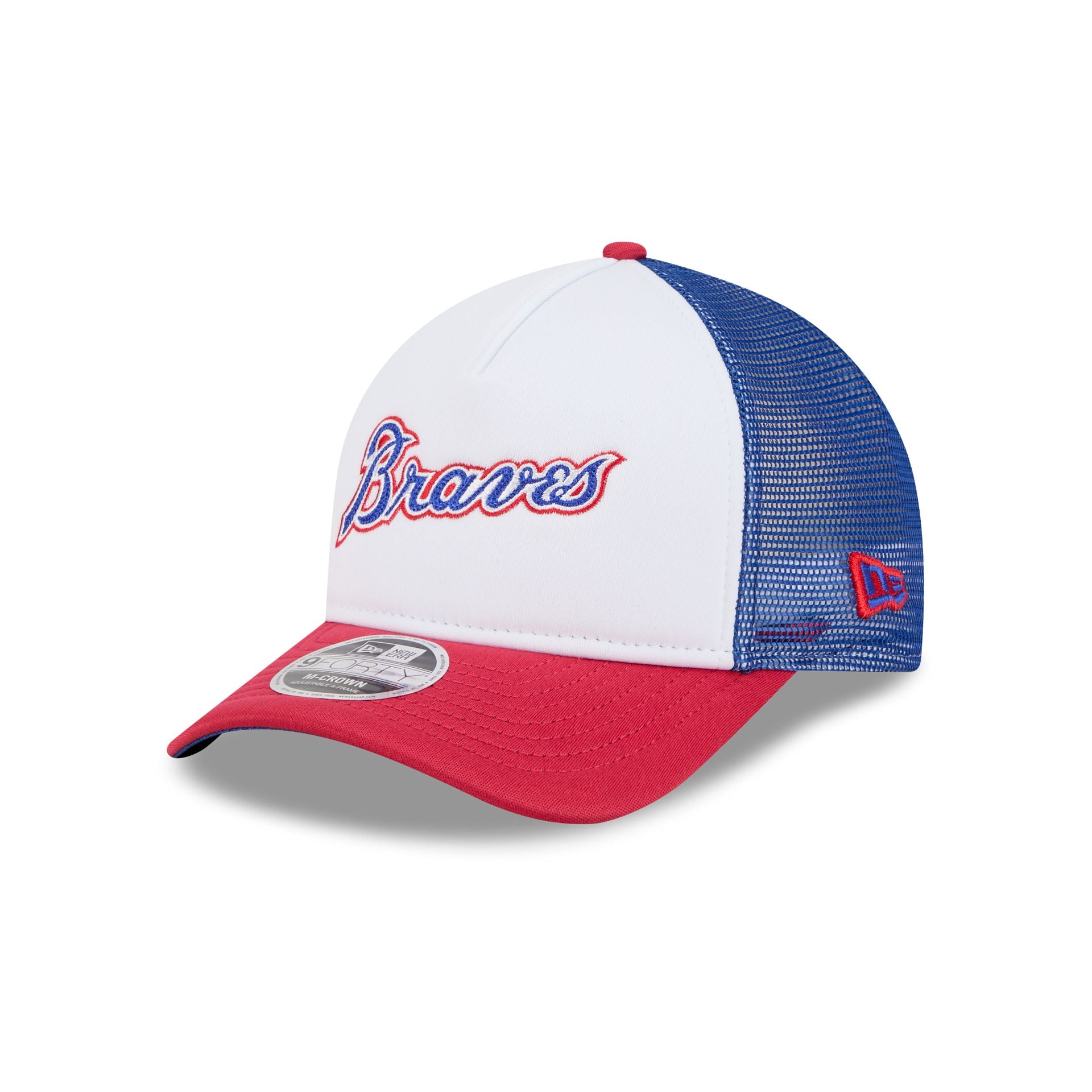 Atlanta Braves Summer Derby 9FORTY M-Crown A-Frame Snapback Hat