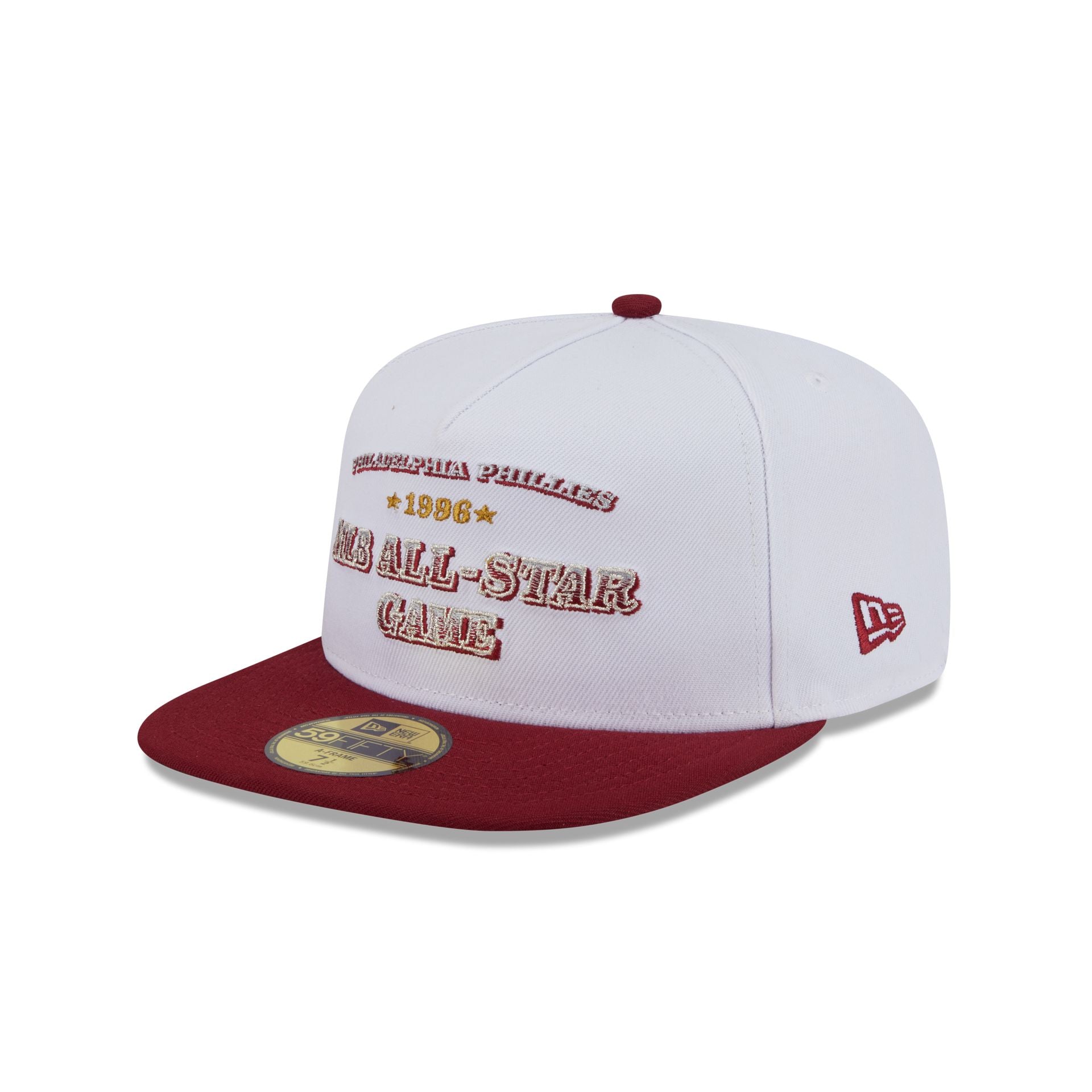Philadelphia Phillies Summer Derby White 59FIFTY A-Frame Fitted Hat