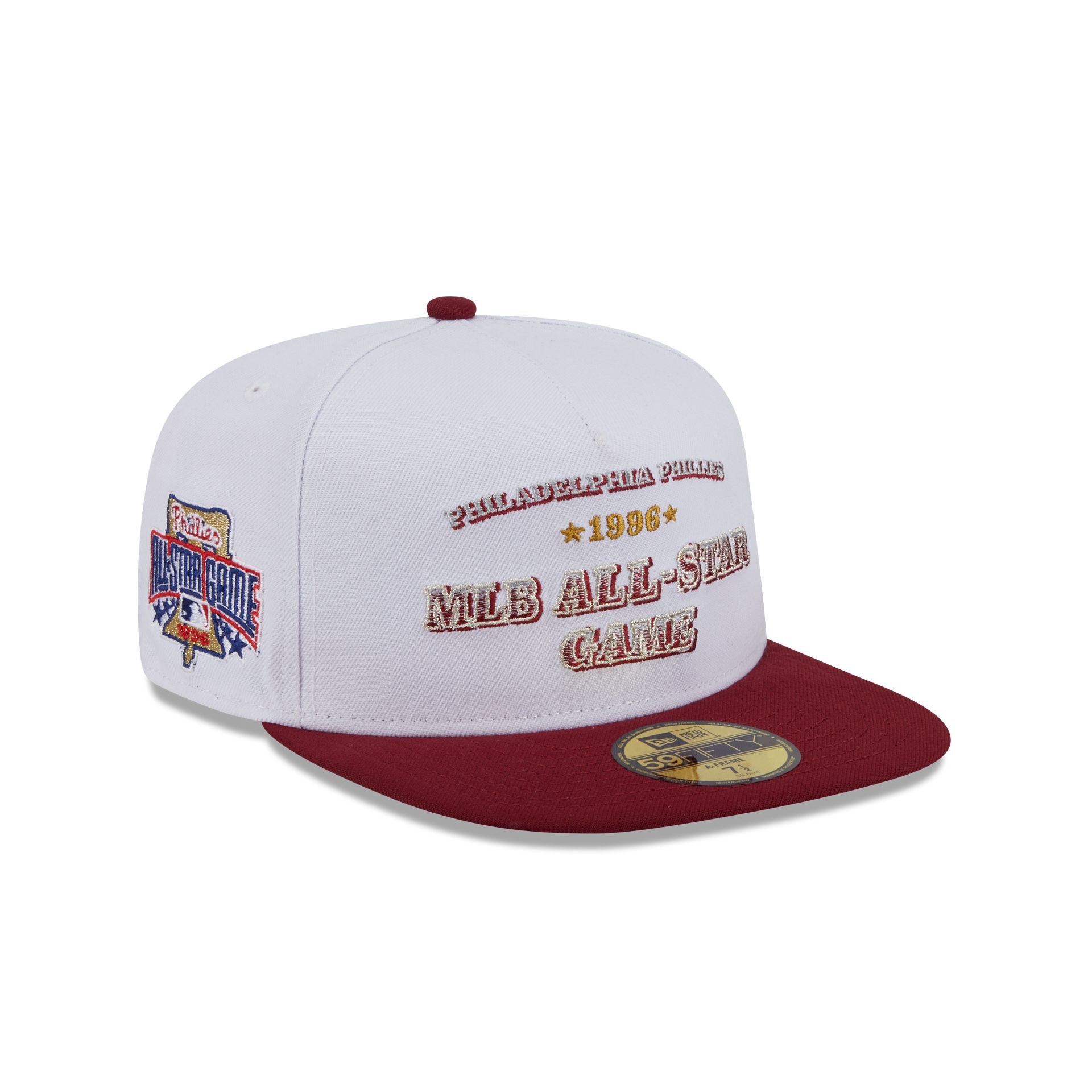 Philadelphia Phillies Summer Derby White 59FIFTY A-Frame Fitted Hat